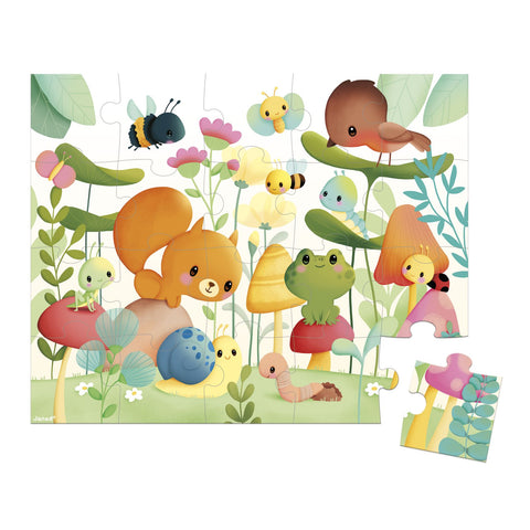 Puzzle de los compañeros del jardín 20 piezas Janod