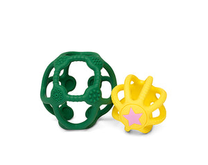 Set de 2 bolas sensoriales verde y amarillo Little L