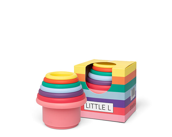 Vasos apilables de colores brillantes Little L