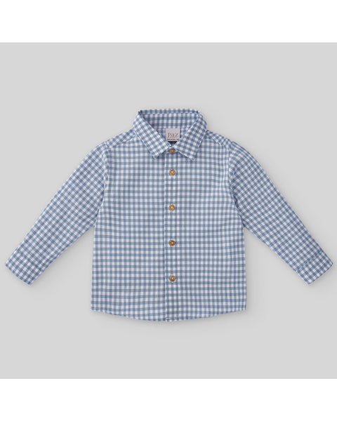 Camisa cuadros niño "Bohemia" Paz Rodríguez"