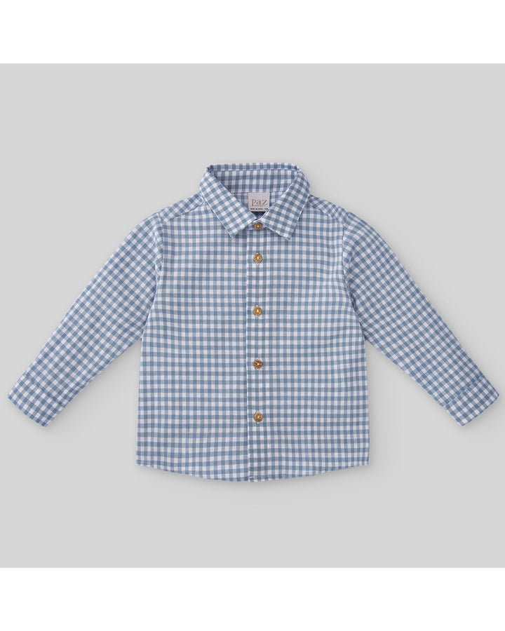 Camisa cuadros niño "Bohemia" Paz Rodríguez"