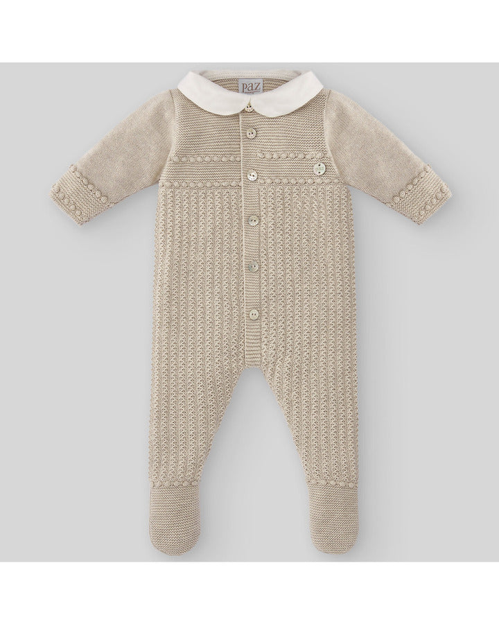 Pelele alg/cash largo niño c/pie "Ballet"