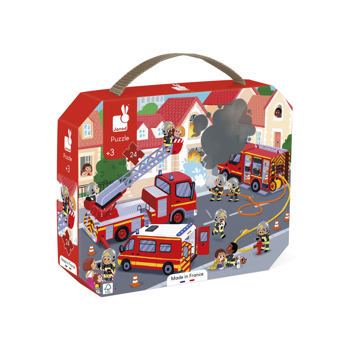 Puzzle bomberos - 24 piezas Janod