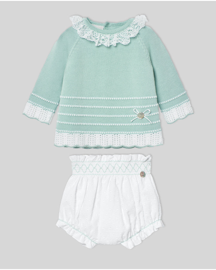 Pack niña Polaina + Jubon "Eido" Paz Rondríguez