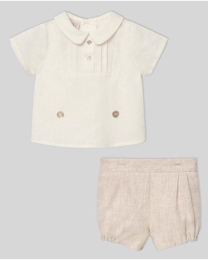 Pack niño blusa + short "Area" Paz Rodríguez