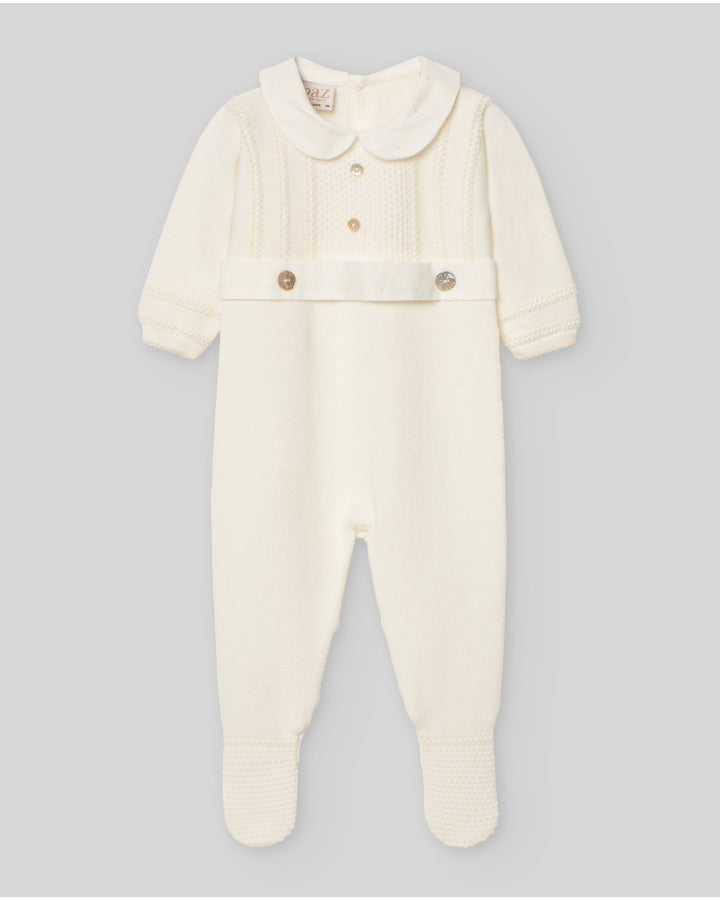 Pelele punto c/pie "Paz V25"