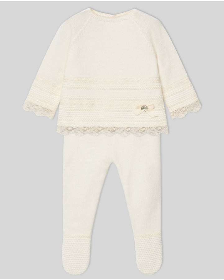 Pack niña polaina + jubón "PAZ V25" Paz Rondríguez