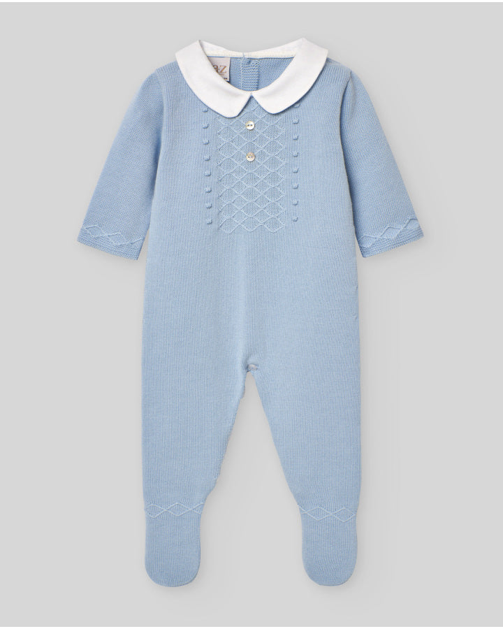 Pelele punto largo c/cuello "vento"