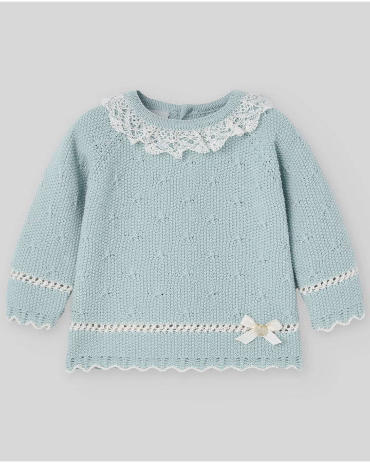 Conjunto jubón (niña) + polaina "SEMILLA"