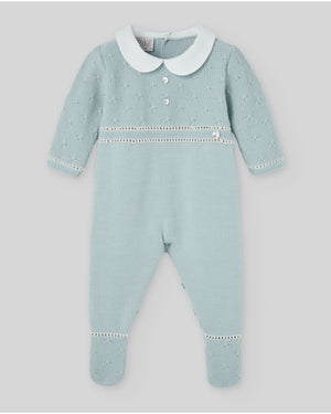 Pelele niño c/pie y c/cuello "Semilla"