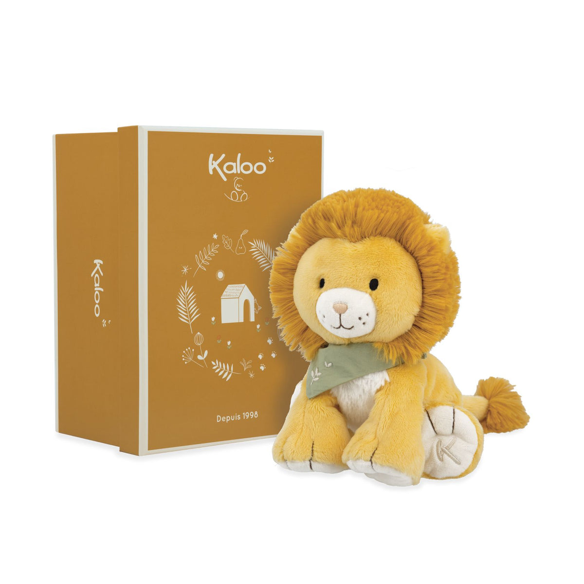 Peluche León nougat 17 cm Kaloo