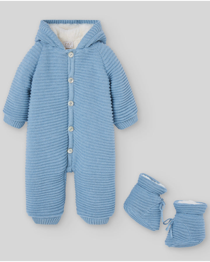 Buzo punto (niño) c/patucos alg/cash "KOALA"