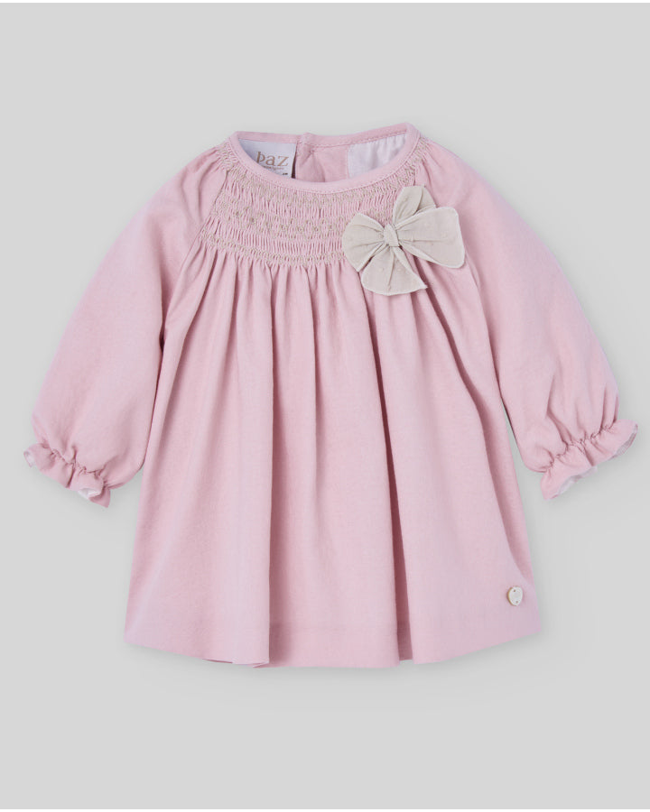 Conjunto (niña) blusa vestido + pantalón corto "Pascua"