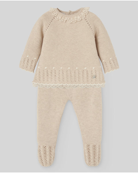 Conjunto (niña) jubón + polaina "ALEGRIA"