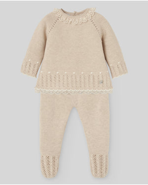 Conjunto (niña) jubón + polaina "ALEGRIA"