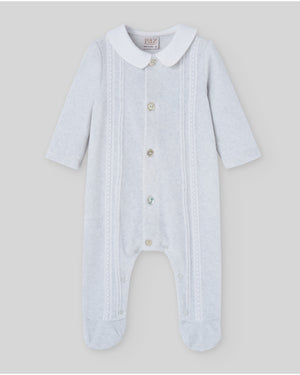 Pelele tundonsado c/puntilla niño "TERNURA OI 25-26"