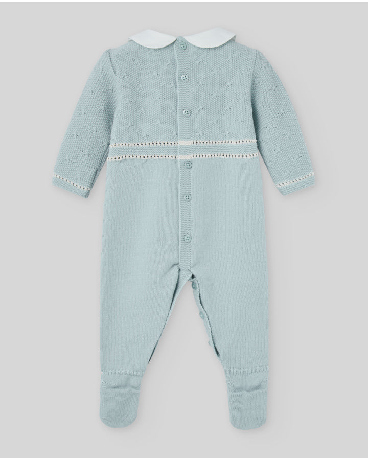 Pelele niño c/pie y c/cuello "Semilla"