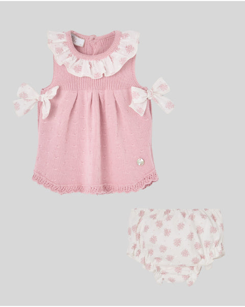 Conjunto Vestido Corto + Braga "MIMOSA"