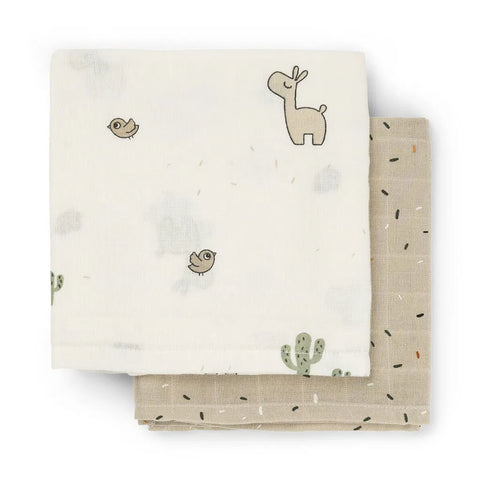 Pack de 2 paños para eructar Tini Farm Done by Deer