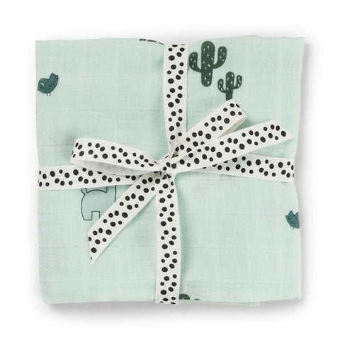Manta de muselina Lalee Blue Done by Deer