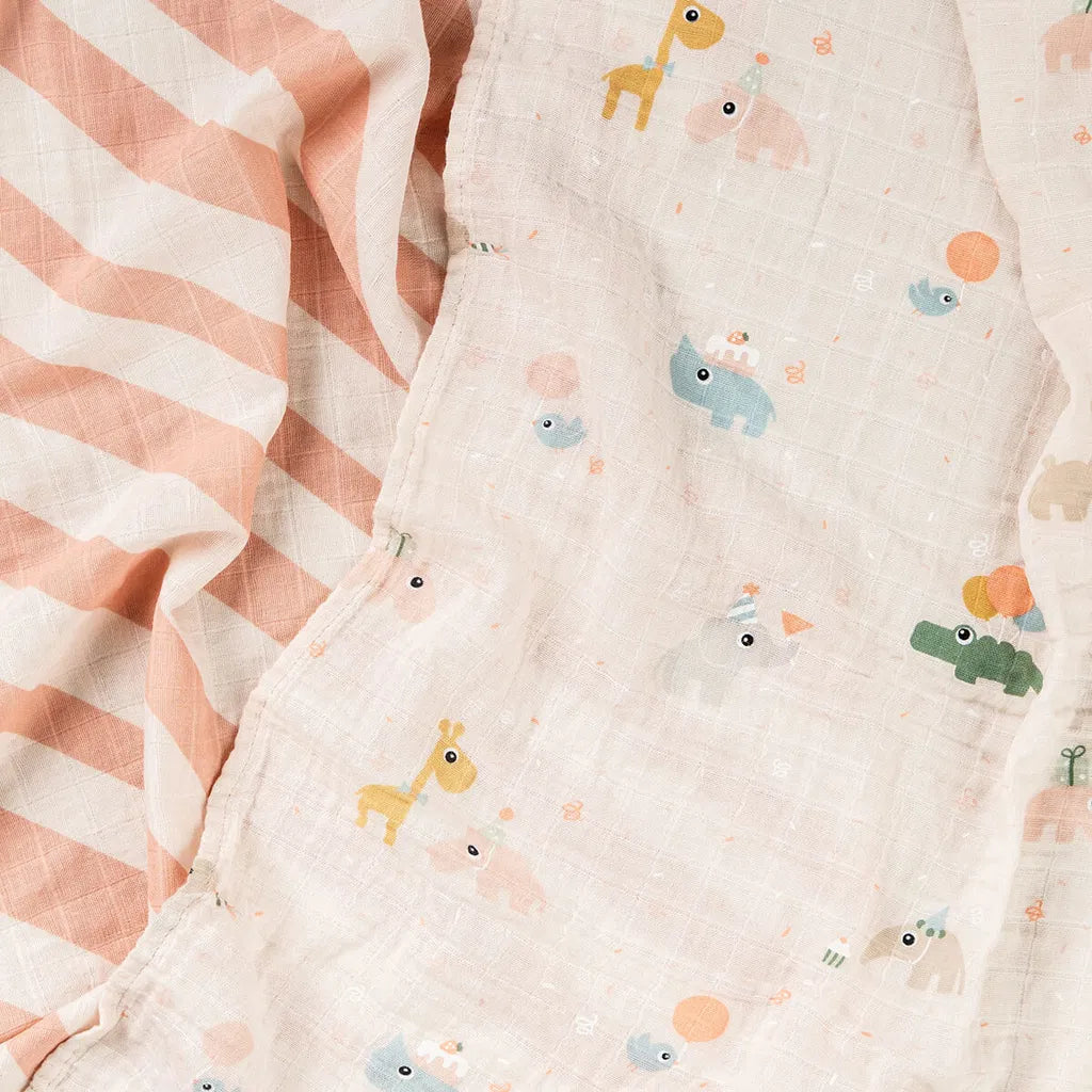 Pack de 2 paños para eructar Celebration Done by Deer