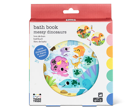 Libro de baño “Dinosaurios Desordenados” Tiger Tribe