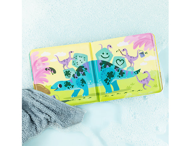 Libro de baño “Dinosaurios Desordenados” Tiger Tribe