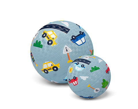 Pelota de goma Coches 13 cm Little L