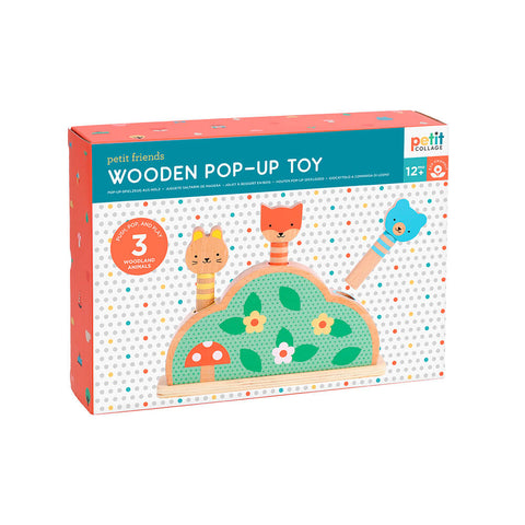 Juguete de madera Pop-up Pequeños amigos (PTC698)