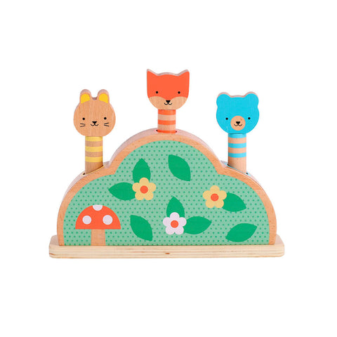 Juguete de madera Pop-up Pequeños amigos (PTC698)