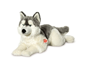 Peluche Husky Tumbado 60 cm Teddy Hermann