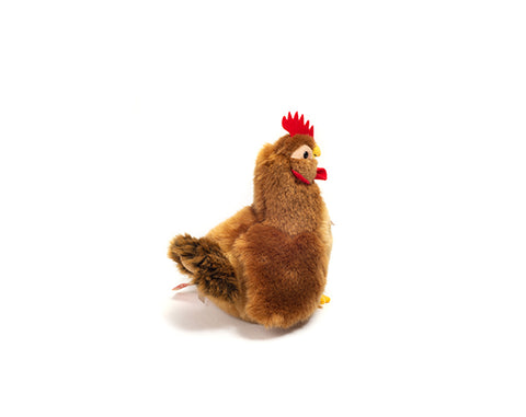 Peluche Gallina Marrón 16 cm Teddy Hermann