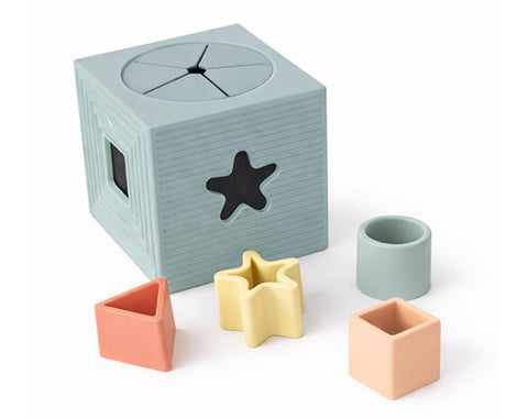 Cubo encajable Shape Sorter Full Color Little L — imagen 1