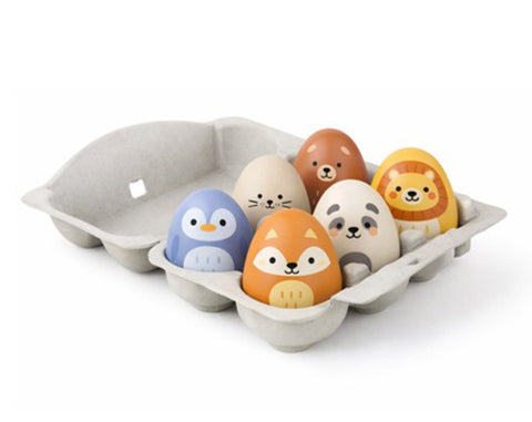 Set de 6 sonajeros Egg Rattles Little L — imagen 1