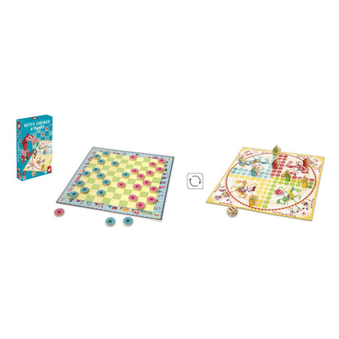 Juego dúo Parchís y Damas Janod