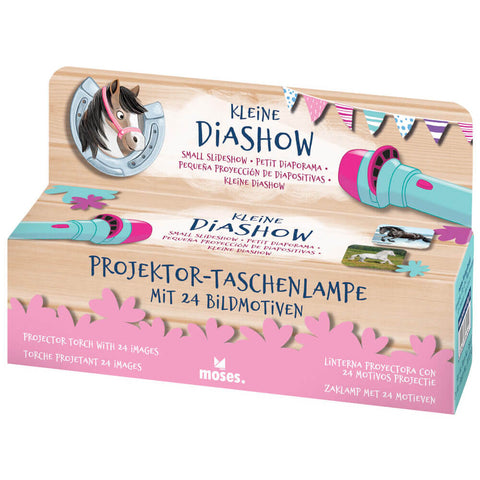 Proyector con diapositivas Caballos Moses