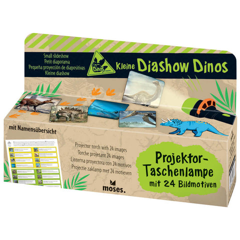 Proyector con diapositivas Dinos Moses