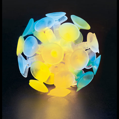 Bola luminosa con ventosas Moses