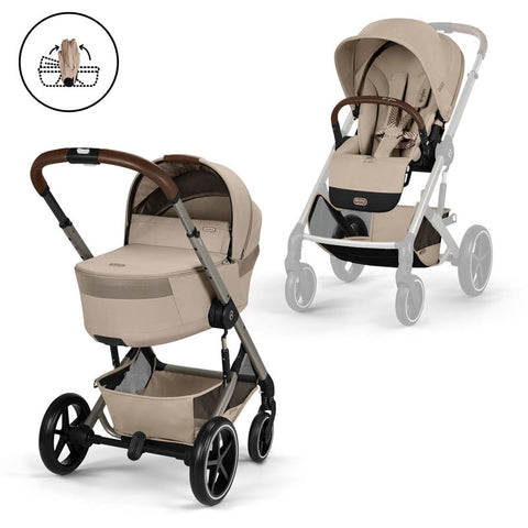 Cochecito Cybex Balios S Lux 2026 + Capazo Plegable