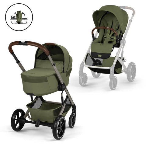 Cochecito Cybex Balios S Lux 2026 + Capazo Plegable