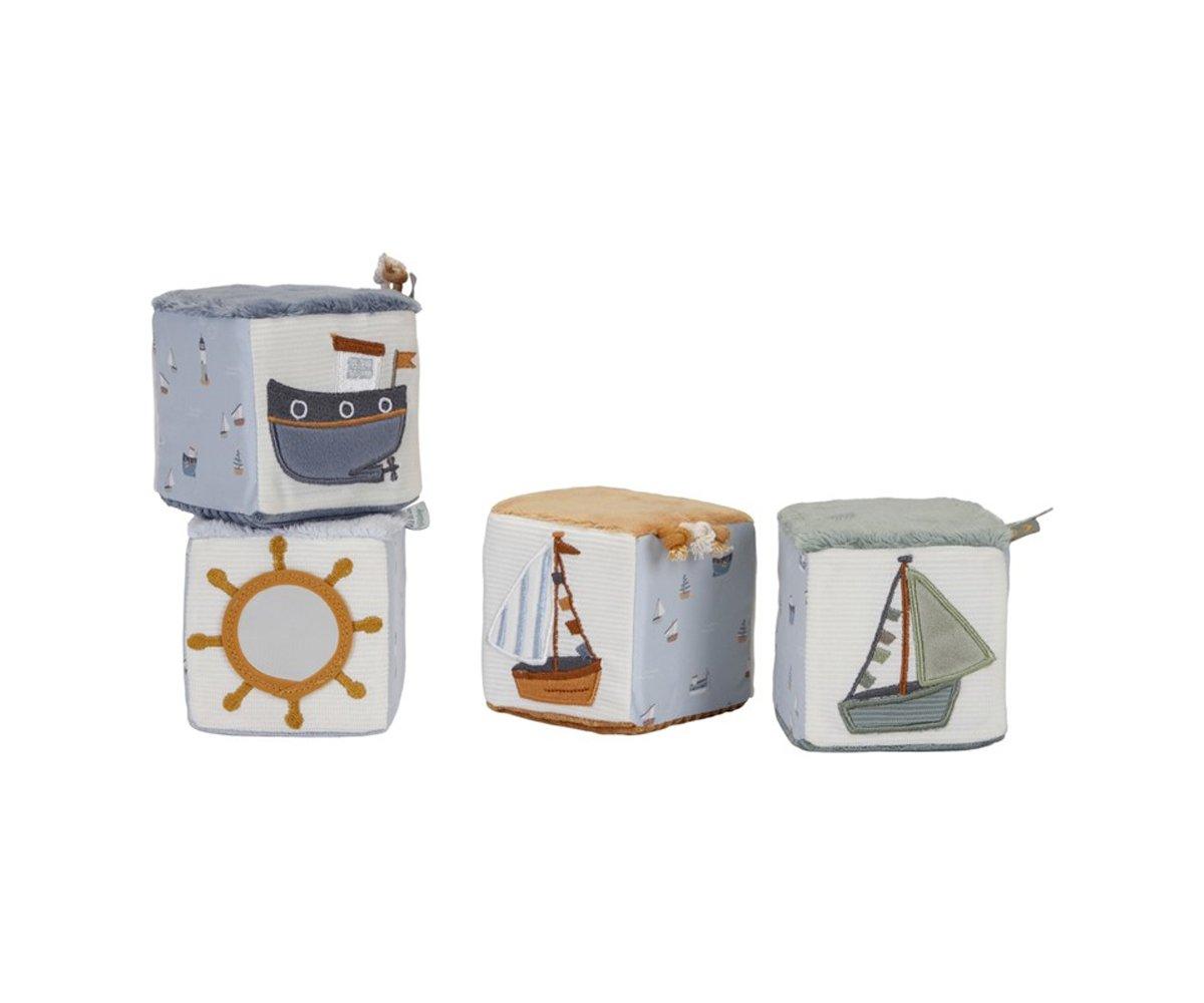 4 Cubos Apilables Blanditos Sailors Bay