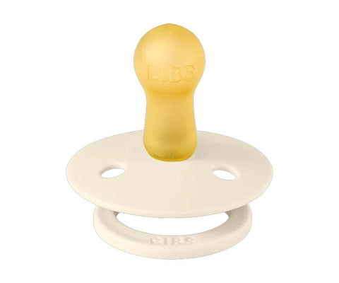 2 Chupetes BIBS Colour Round Ivory/Petrol