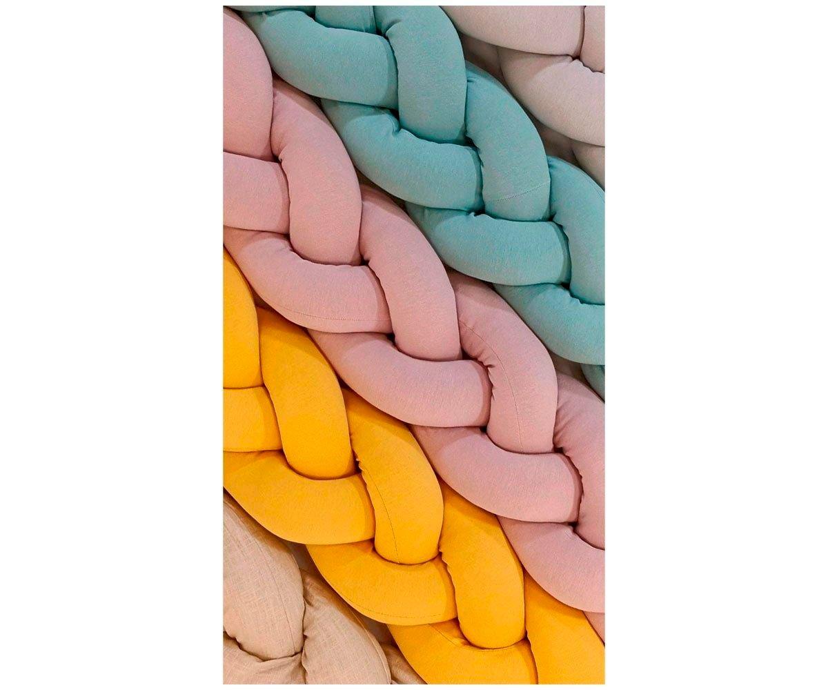 Trenza protector de cuna Algodón Mobo