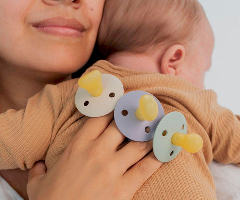 2 Chupetes BIBS Colour Anatómica Iron/Baby Blue