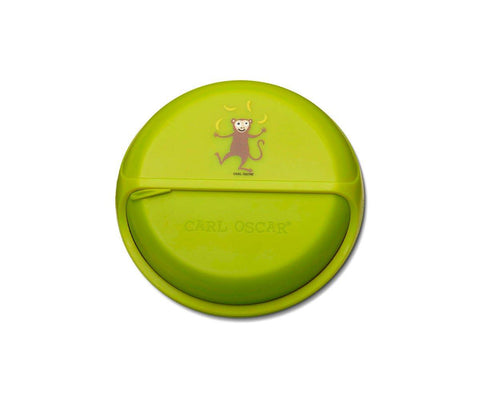 Caja de almuerzo SnackDisc Mono Lime Carl Oscar
