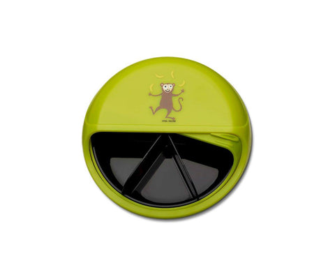 Caja de almuerzo SnackDisc Mono Lime Carl Oscar