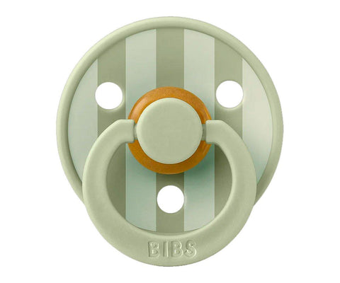 2 Chupetes BIBS Studio Colour Round Pin Sage Mix