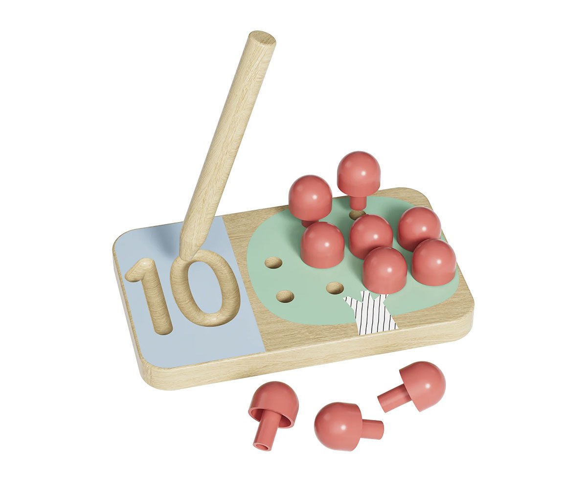 Juego Educativo TopBright Trainer of Fruit Trees Numbers