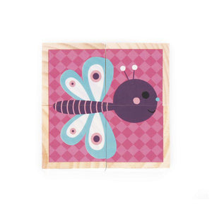 Cubos Bloques Bebés Animales Janod