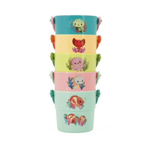 Cubos de Baño Mis Animales Bebés Janod